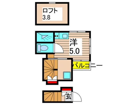 Ｋコートの物件間取画像